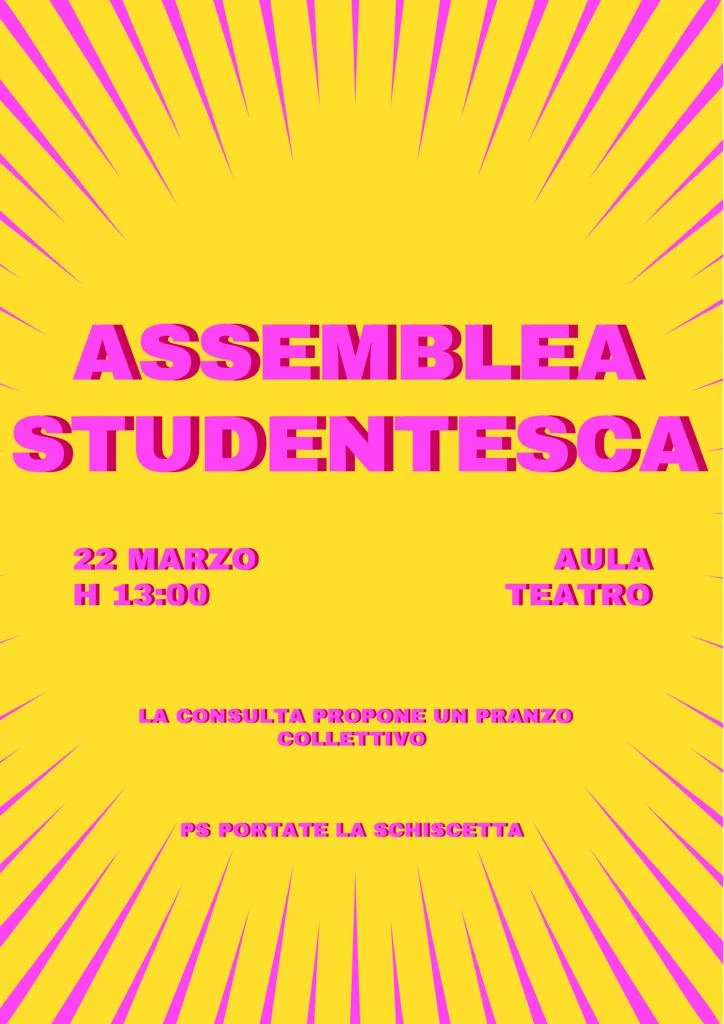 Assemblea studentesca | 22 marzo 2023