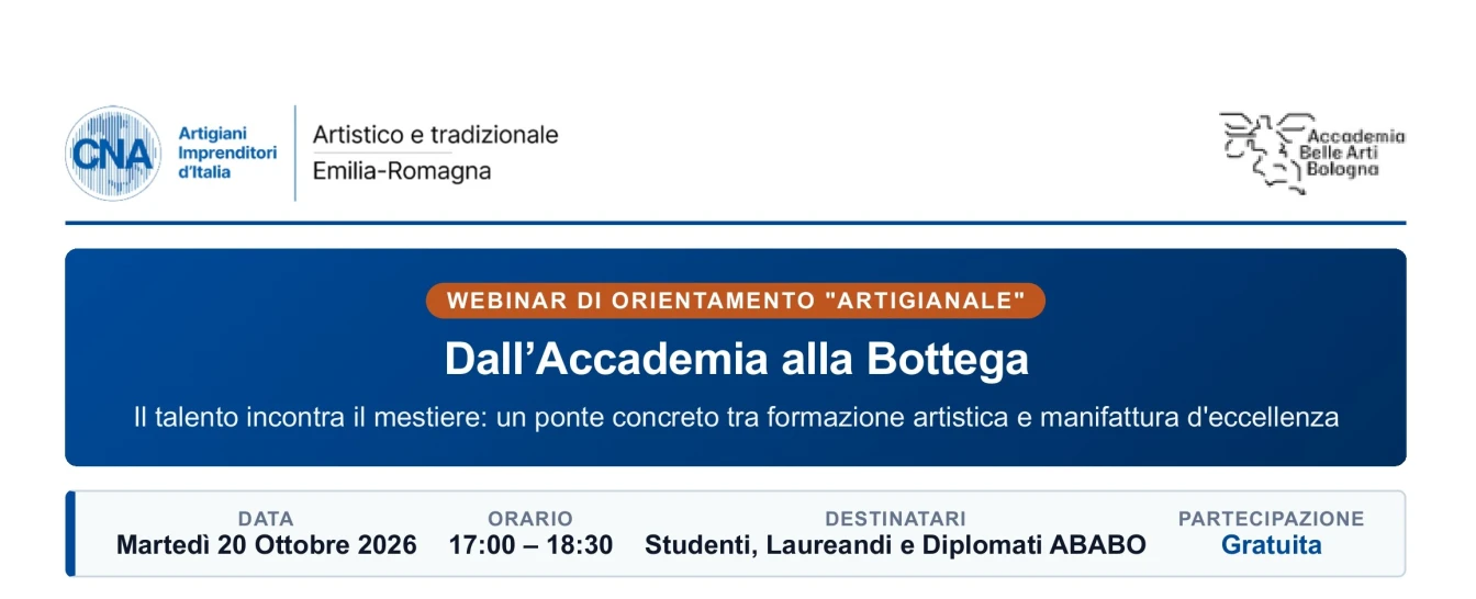 Dall’Accademia alla Bottega: il talento incontra il mestiere