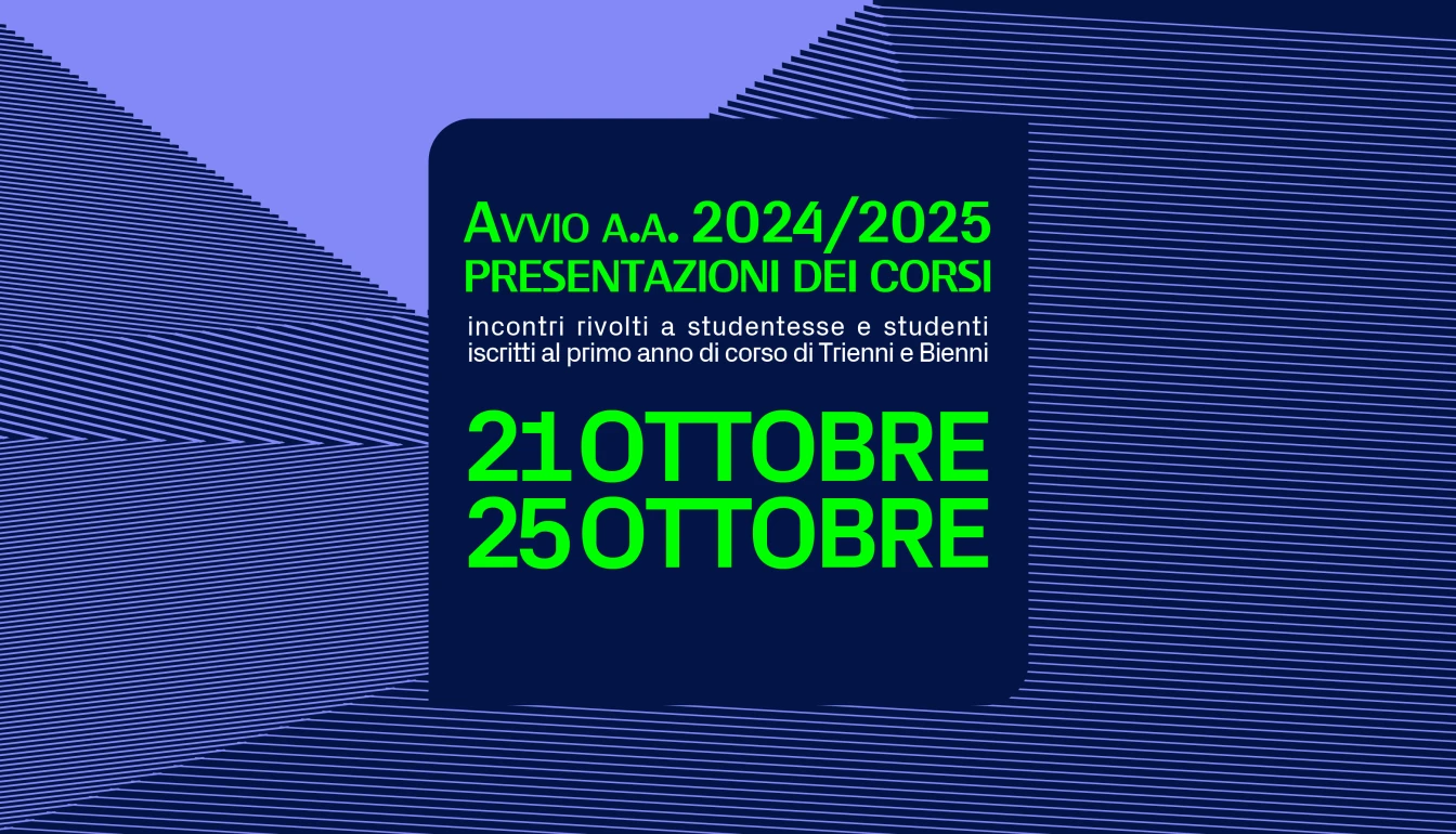 Presentazione dei corsi e inizio delle lezioni a.a. 2024/2025