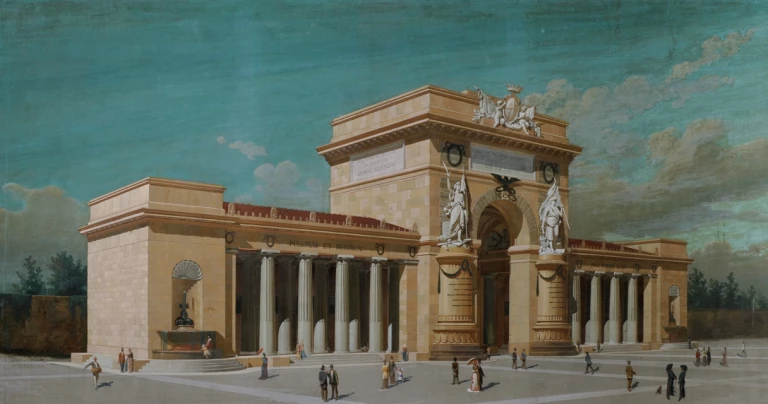 Progetto per il Concorso per il Monumento alle cinque giornate di Milano