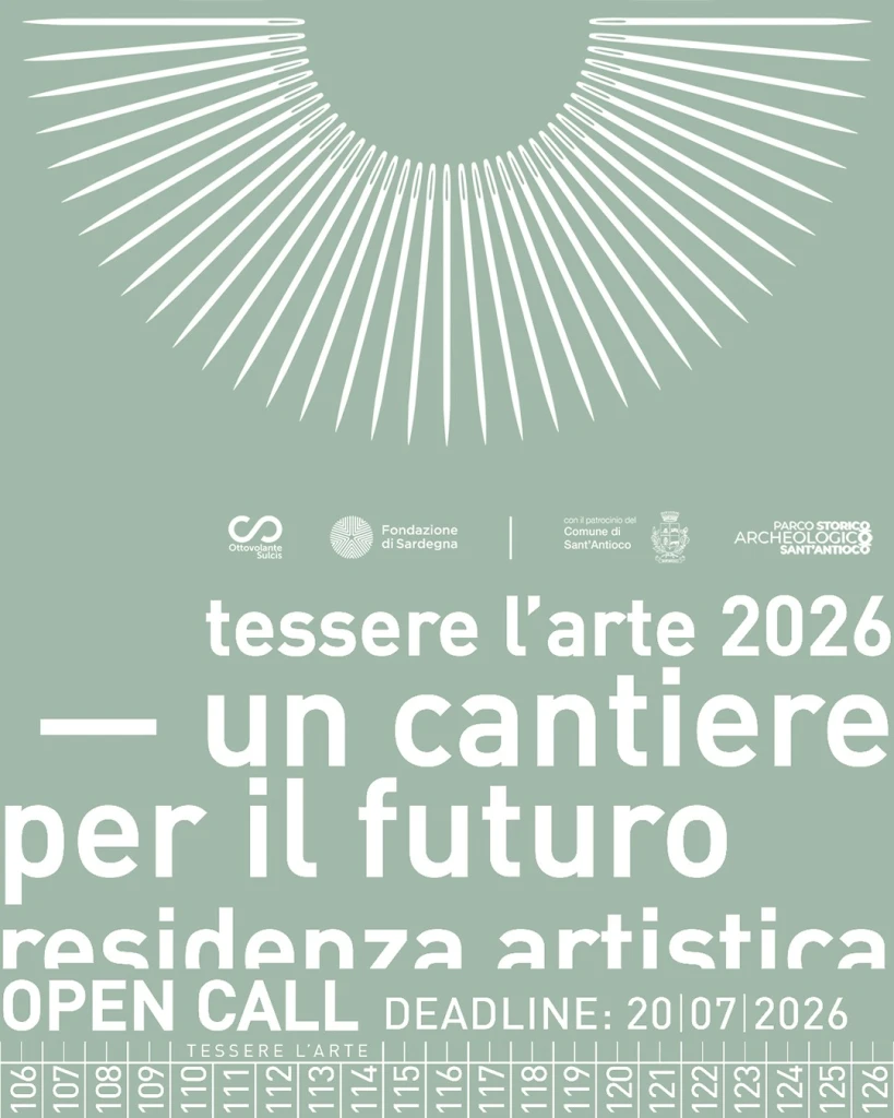 Tessere l'arte 2026 - Un cantiere per il futuro