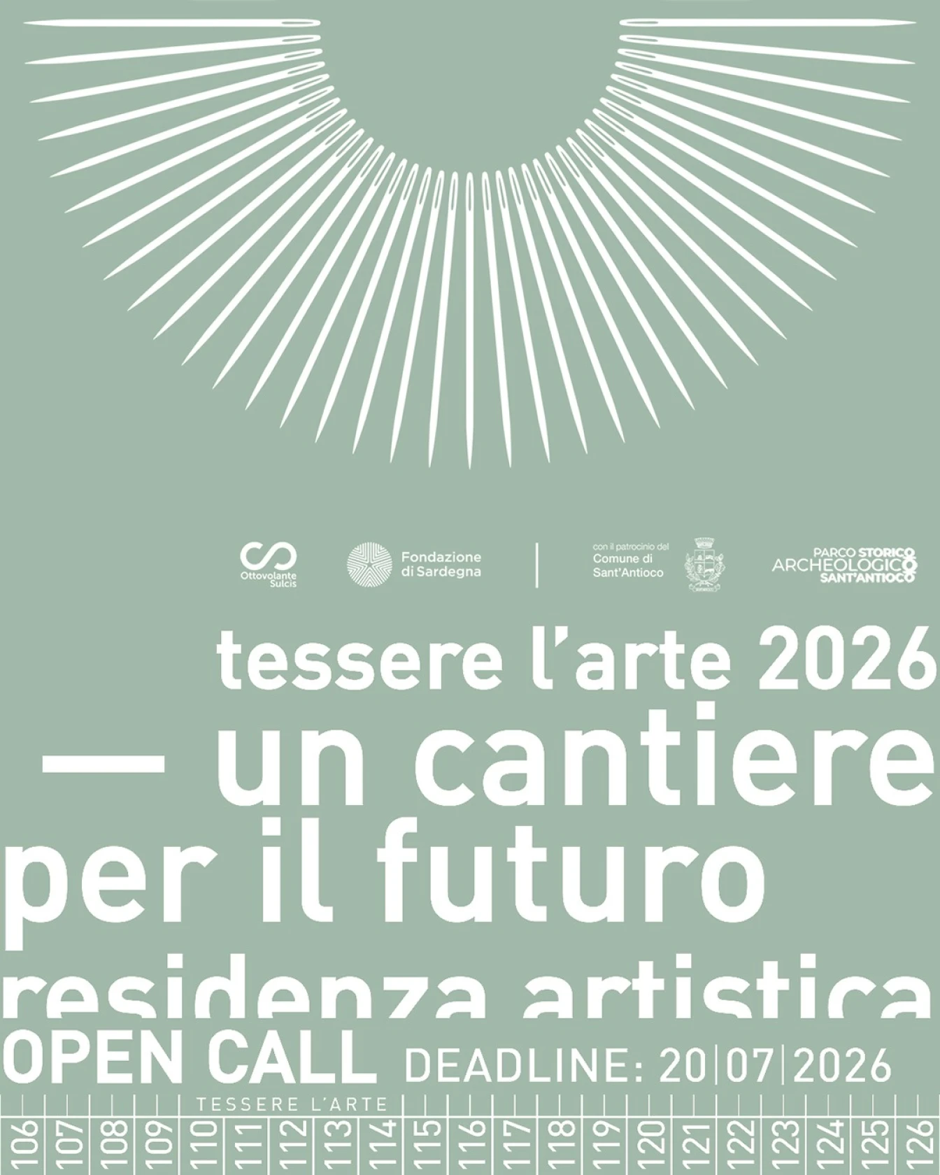Tessere l'arte 2026 - Un cantiere per il futuro