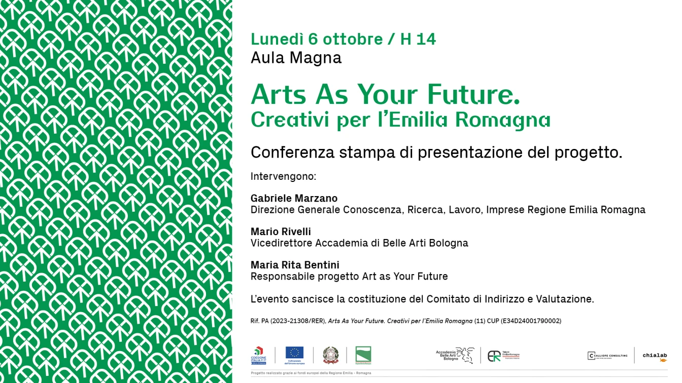 ARTS AS YOUR FUTURE Creativi per l’Emilia-Romagna