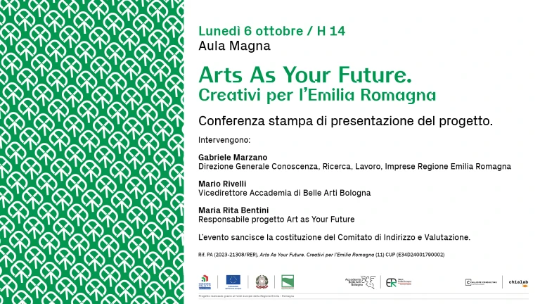 ARTS AS YOUR FUTURE Creativi per l’Emilia-Romagna